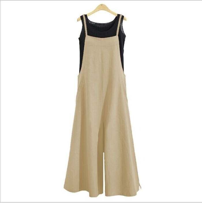 Women's Sleeveless Oversized Casual Jumpsuit