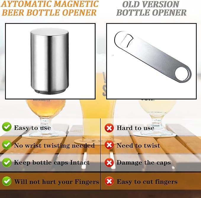Buy 2 Get 1 Free(3PCS) - Automatic Bottle Opener - No Damage to Bottle Cap