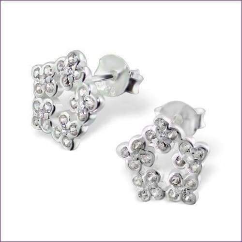 Star Sterling Silver Earrings