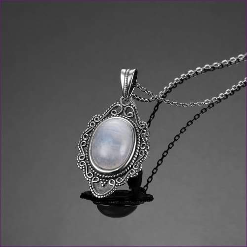 Silver Moonstone Necklace