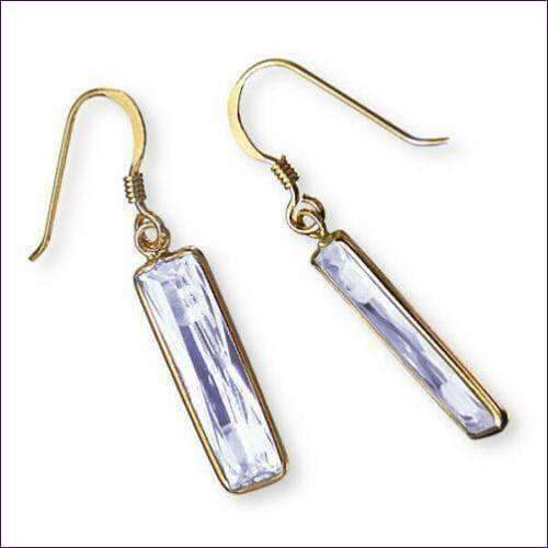 Silver Crystal Earrings