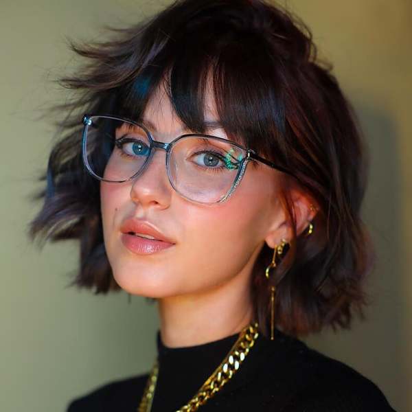 WOMEN'S PORTABLE FASHION ANTI-BLUE LIGHT READING GLASSES