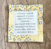 Hand-woven Prayer Quilt with Cross Inside - Remembrance Christian Gift