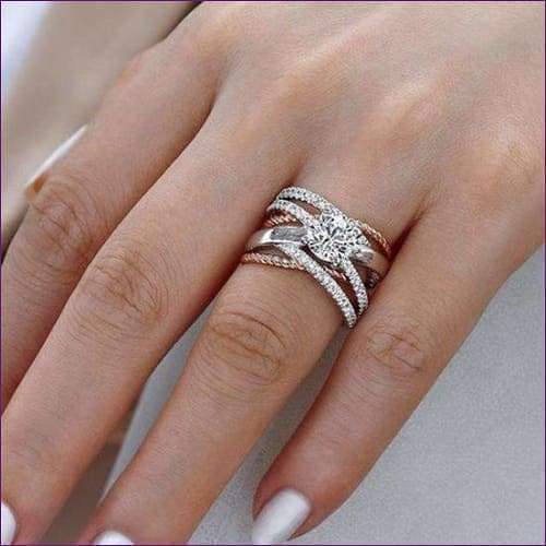 Luxury 925 Silver Zircon