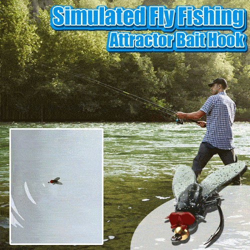 FATHER'S DAY SALE - Simulated Flies Fishing Attractor Bait Hook