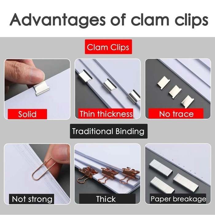 Father's Day Hot Sale 48% OFFReusable Portable Handheld Paper Clam Clip