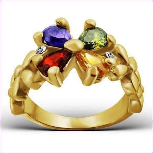 Flower Theme Fashion Ring