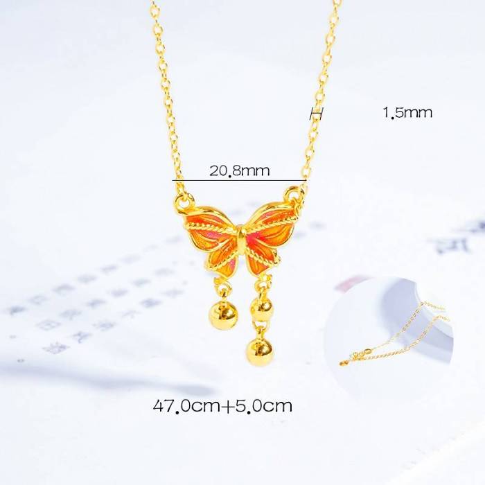 LAST DAY 70% OFF24K Gold Butterfly Jewelry Set