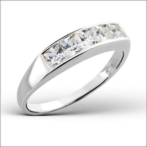 Silver Cubic Zirconia Ring