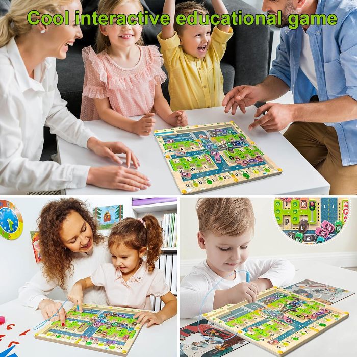 Magnetic Alphabet Maze Board