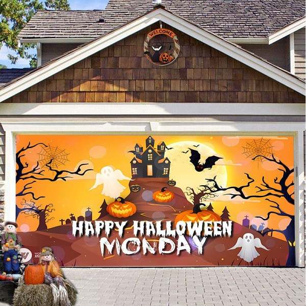 Halloween 2024 Garage Door Decoration