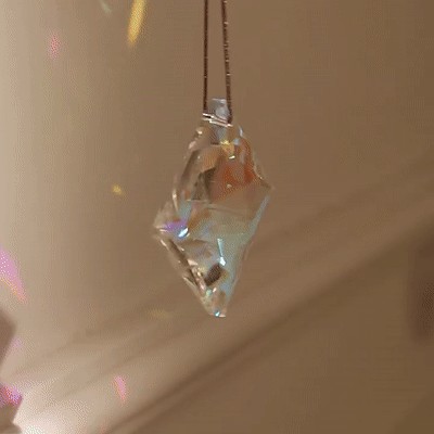 AB-Color Hanging Crystals Suncatcher