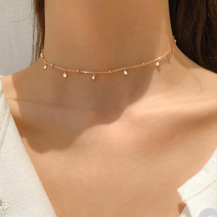 Sterling Silver Choker Necklace