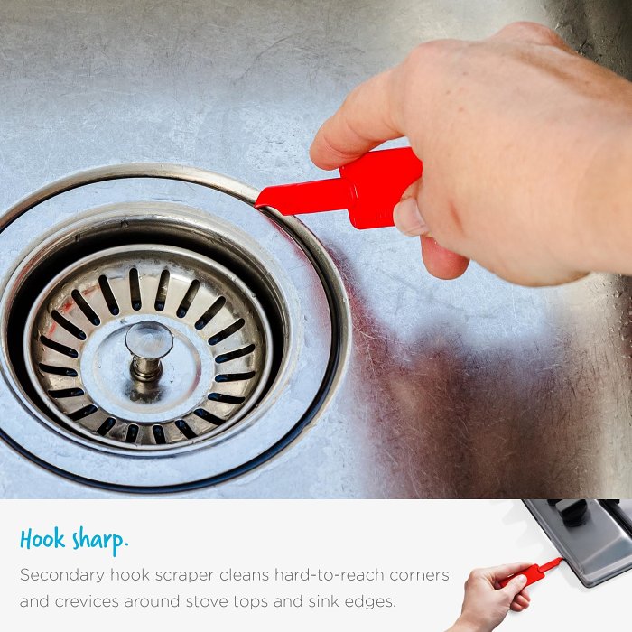 2-In-1 Self-Sharpening Cleaning Scraper