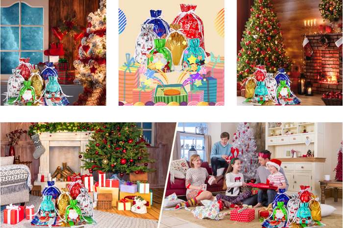 Early Christmas Sale 49% OFFChristmas Drawstrings Gift Bags