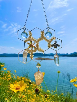2024 Honeycomb Crystal Decor-Perfect Gift - Fashionablet