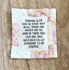 Hand-woven Prayer Quilt with Cross Inside - Remembrance Christian Gift