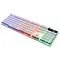 White illuminated single keybo