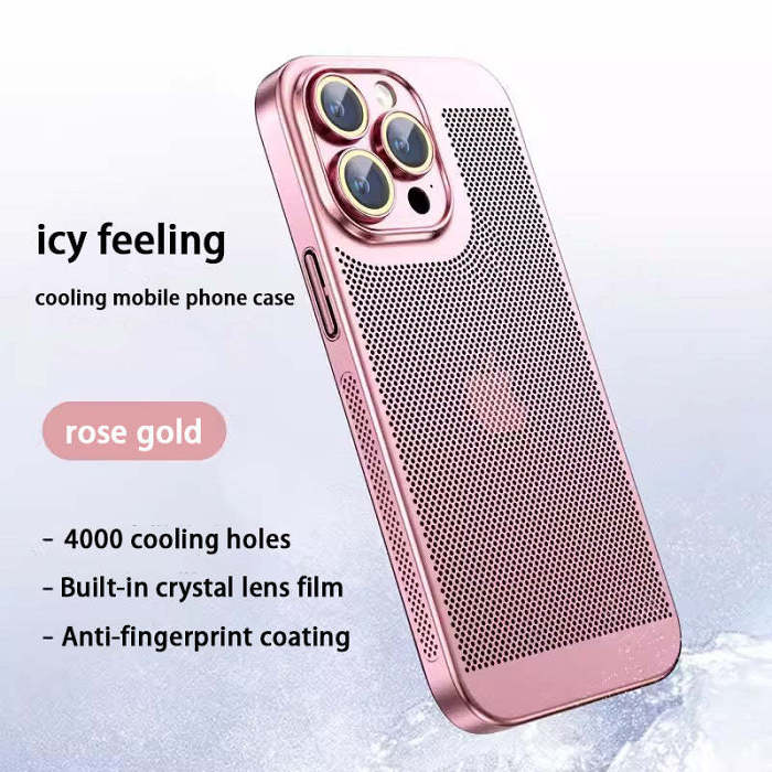 Electroplating Heat Dissipation iPhone Case Compatible with iPhone