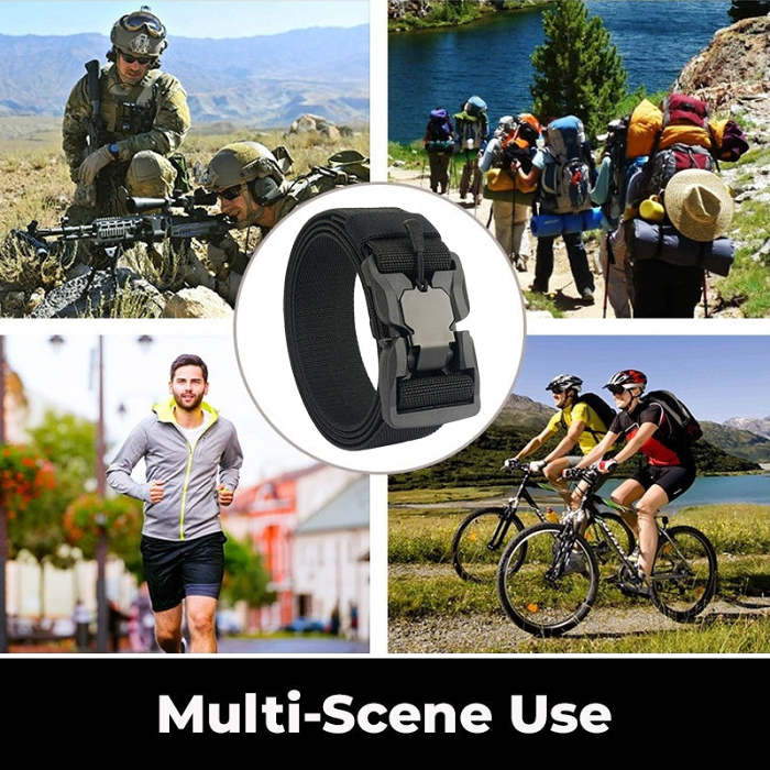 Outdoor Magnetic Buckle Braided Belt