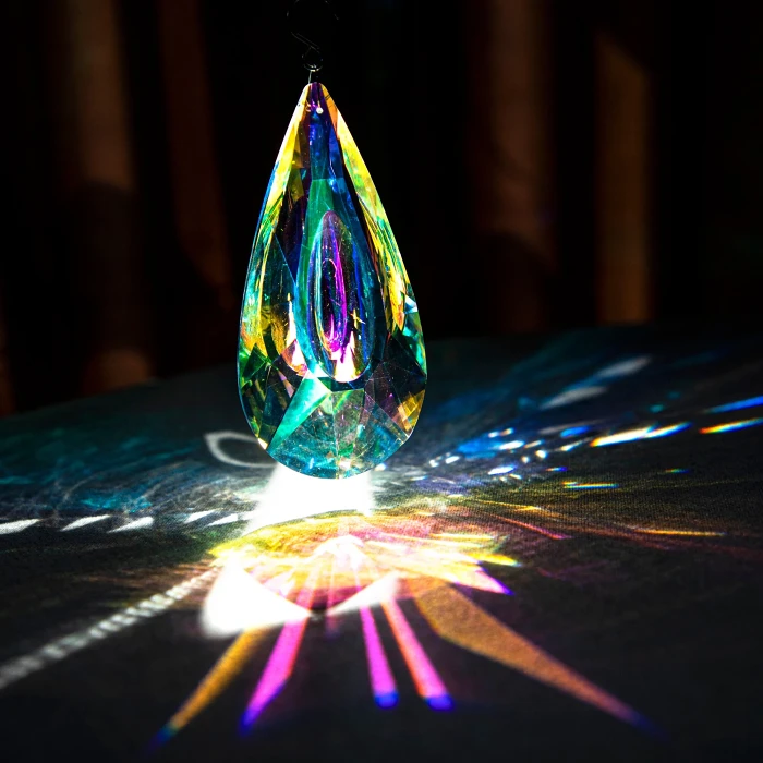 AB-Color Hanging Crystals Suncatcher