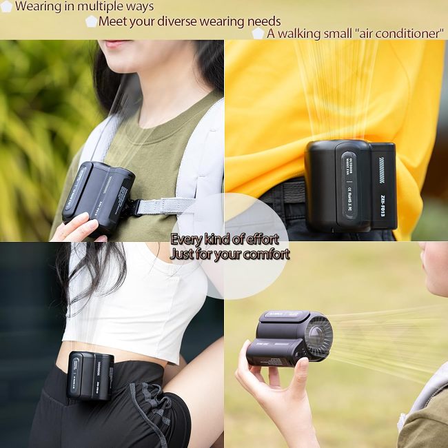 Portable Waist Clip Fan