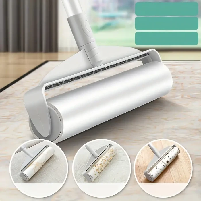 Adjustable Long Handle Sticky Hair Remover Roller