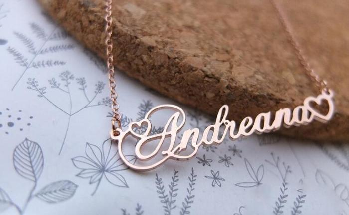 Custom Name Necklace for Women