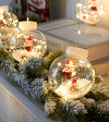 Christmas Led Wishing Ball String Lights Decorations - Ten LED balls