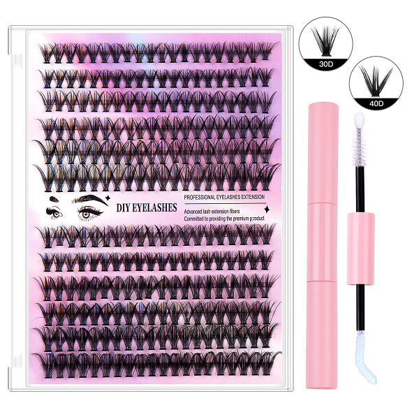 240PCS Lash Clusters Eyelash Extension Kit