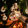Christmas Led Wishing Ball String Lights Decorations - Ten LED balls