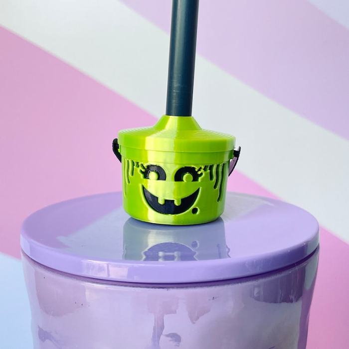 Early Halloween Sale 50% OFF2024 Straw Toppers Halloween Buckets, Bu
