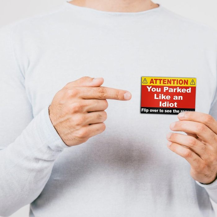 Pack of 50 - PRIVATE PARKING VIOLATION WARNING CARDS