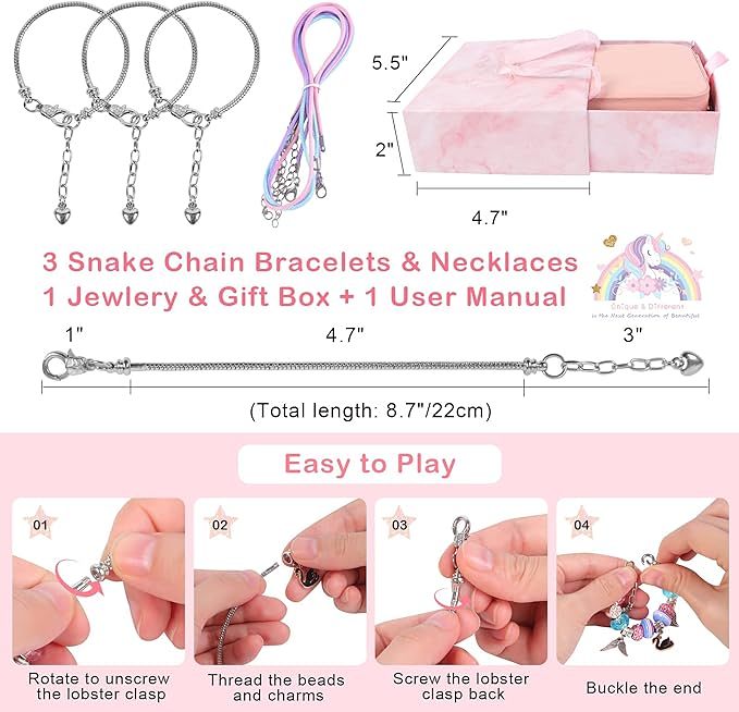 Charm Bracelet Jewerly Making Kit