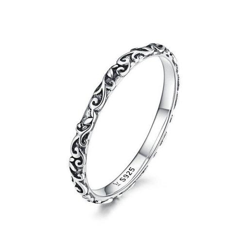 Engraved Silver Ring