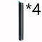 4pcs Silver