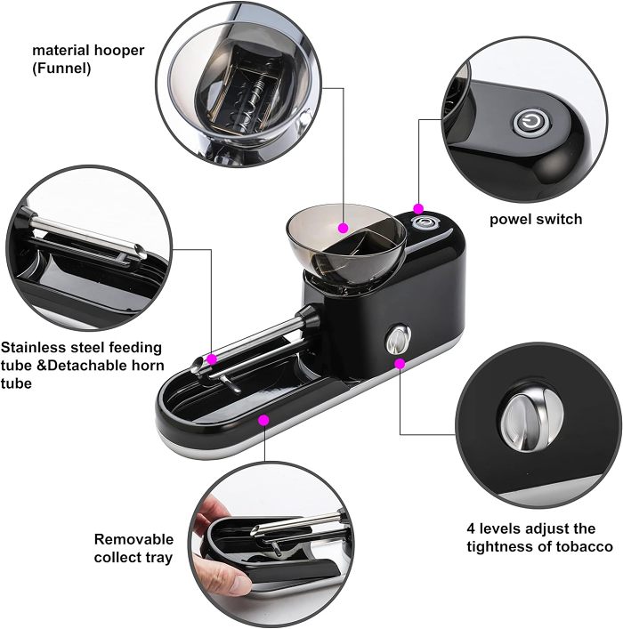 Portable Pre Rolled Cones Filling Maker