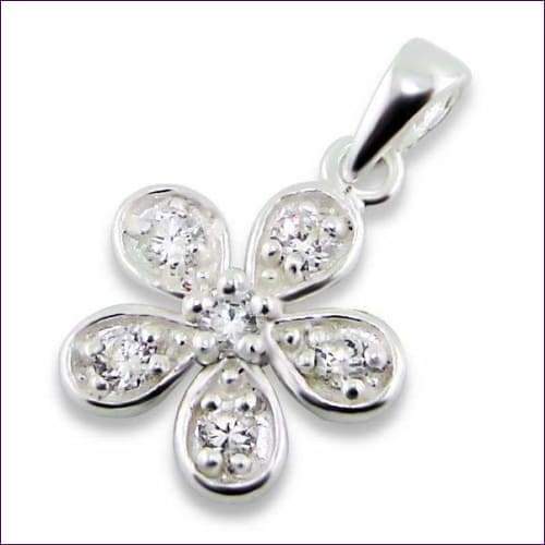 Flower Sterling Silver Pendant