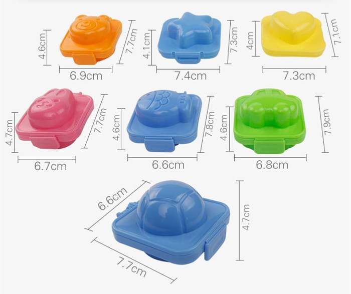 Cute Cartoon Egg Sushi Rice Mold