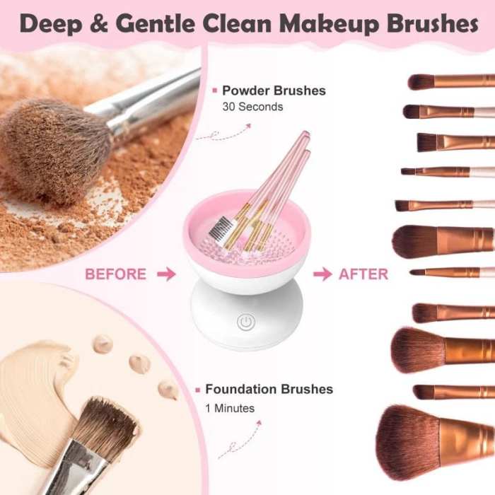 2023 BEST SELLER Electric Makeup Brush Cleaner Machine