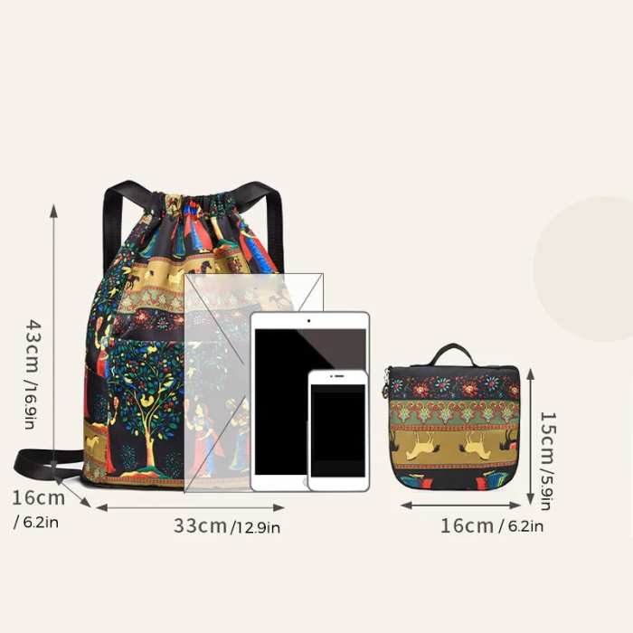 2023 LatestVersatile Travel & Sports Backpack with Dry-Wet Separation