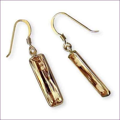 Silver Crystal Earrings