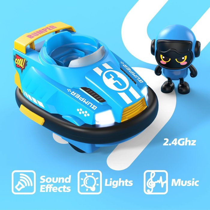 Remote control kart bumper car