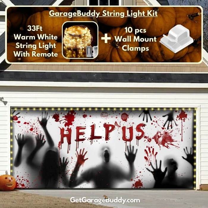 Early Halloween Sale 60% OFF - UOCSPTT Halloween Garage Door Covers