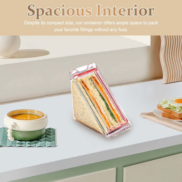Triangle Sandwich ContainerFree shipping on orders over $60