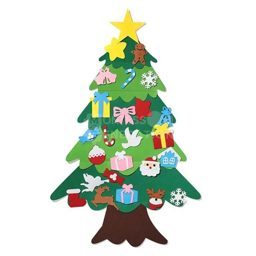 Montessori 3D DIY Felt Christmas Tree