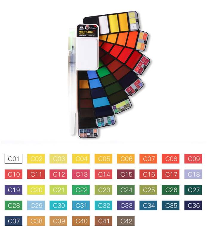 2023 Xmas Sale49% OFF -- Handy Watercolor Travel Kit