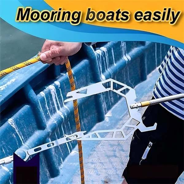 Telescoping Automatic Boat Dock Hook