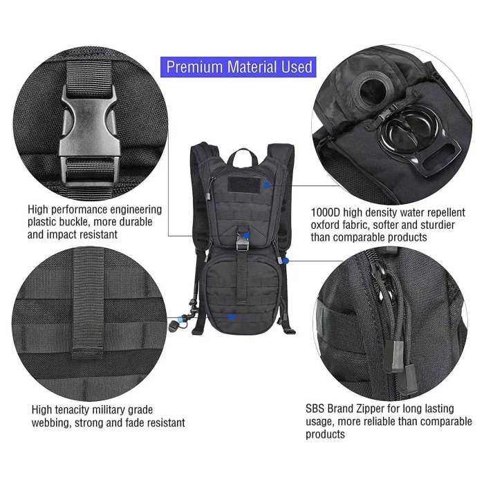 Hydration Backpack (with Bladder) 3L + Storage