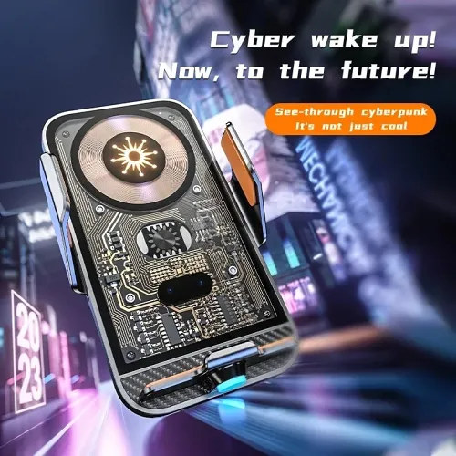 2024 Newest 3 in 1 Cyberpunk Car Wireless Charger